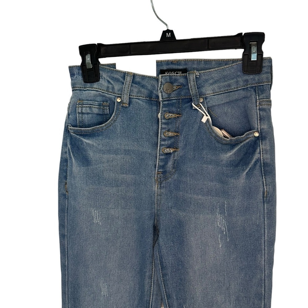 Kosch flare button Jeans Size 0 NWT - Picture 4 of 4